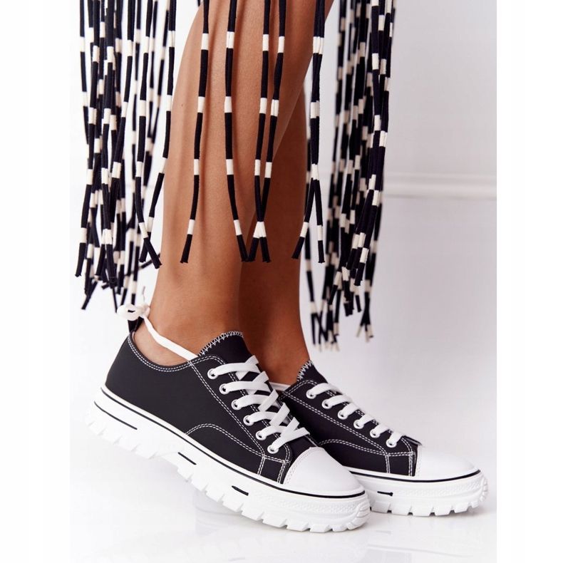 Dámské klasické tenisky Black Feeling Good bílý černá 1