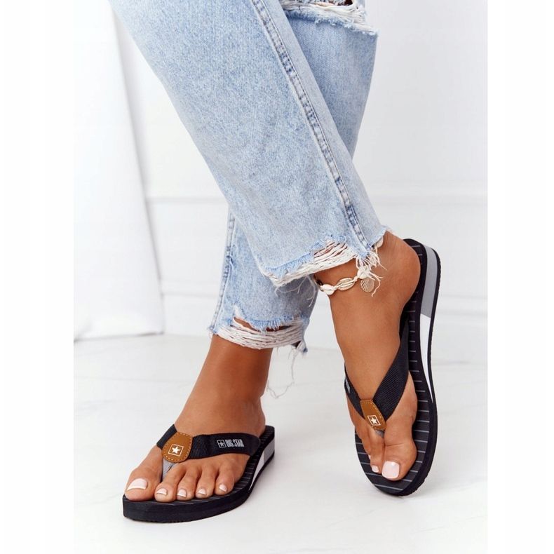 Dámské žabky Big Star DD274A247 Černá 2