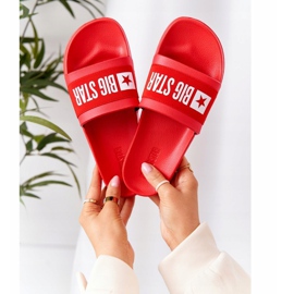 Dámské pantofle Big Star HH274A014 Červené 1