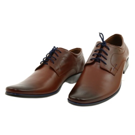 Olivier Pánské kožené boty 277 hnědé hnědý 2