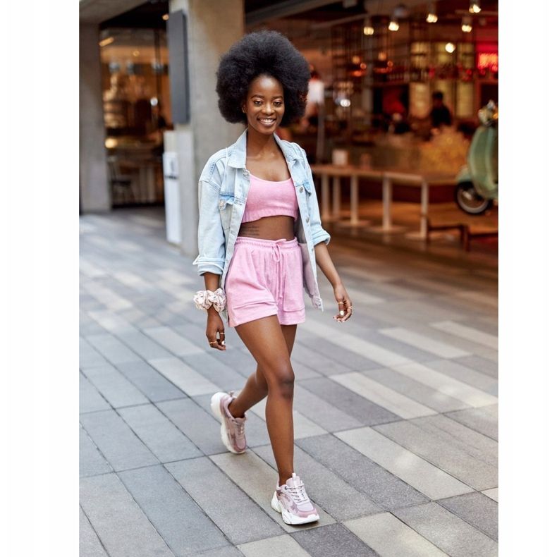 Dámská sportovní obuv Paměťová pěna Big Star HH274258 fialová fialový růžový 1 Dámská sportovní obuv Paměťová pěna Big Star HH274258 fialová fialový růžový 1