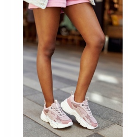 Dámská sportovní obuv Paměťová pěna Big Star HH274258 fialová fialový růžový 2 Dámská sportovní obuv Paměťová pěna Big Star HH274258 fialová fialový růžový 2