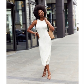 Semišové sandály na vysokém podpatku S.Barski LJ432-1 Beige béžový 2