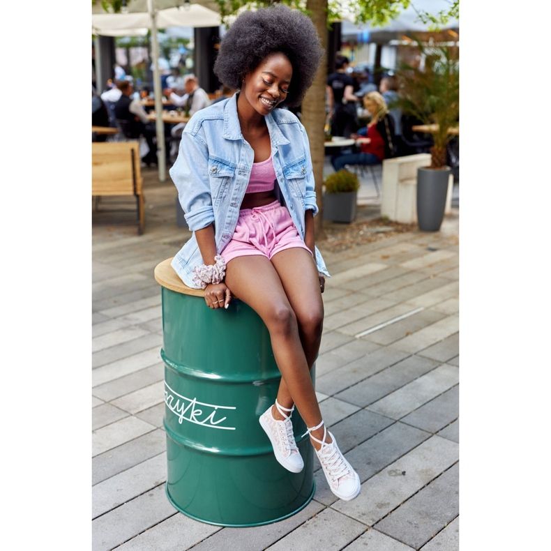 PS1 Dámské tenisky s logem v bílo-růžové volno bílý růžový 1 PS1 Dámské tenisky s logem v bílo-růžové volno bílý růžový 1