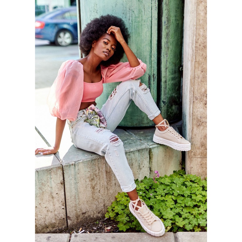 Dámské tenisky béžové Big City Life béžový 1