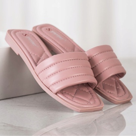 Seastar Pohodlné ležérní žabky růžový 2