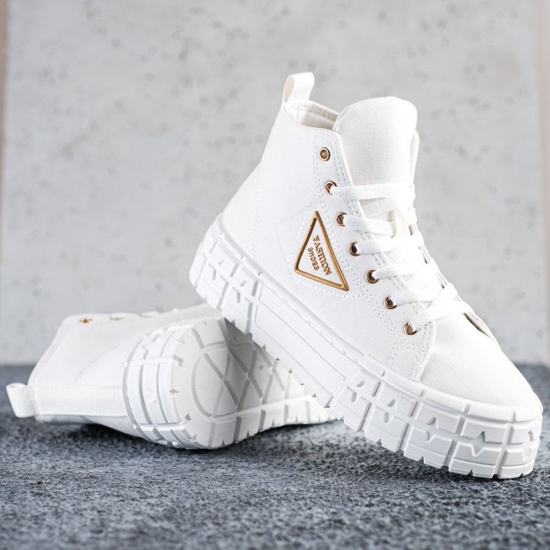 Goodin Vysoce módní tenisky bílý 1