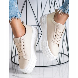 Goodin Béžové módní boty tenisky hnědý 1