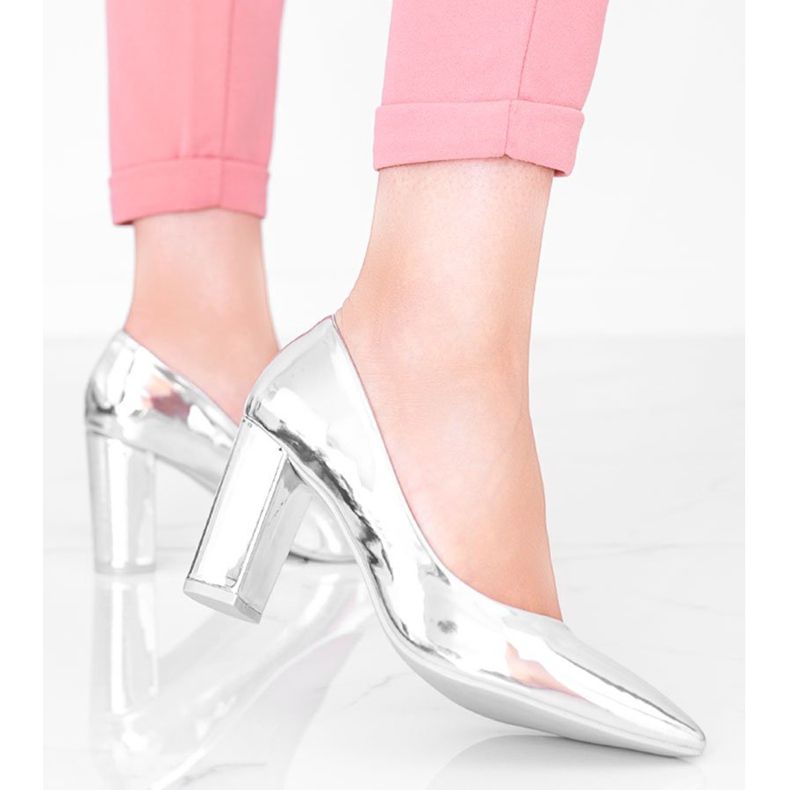 Silver Pumps na příspěvku CowGirl stříbrný 1