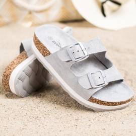 Evento Neformální pantofle šedá 1 Evento Neformální pantofle šedá 1