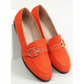 Oranžové dámské mokasíny GQ05 Orange pomerančový 1