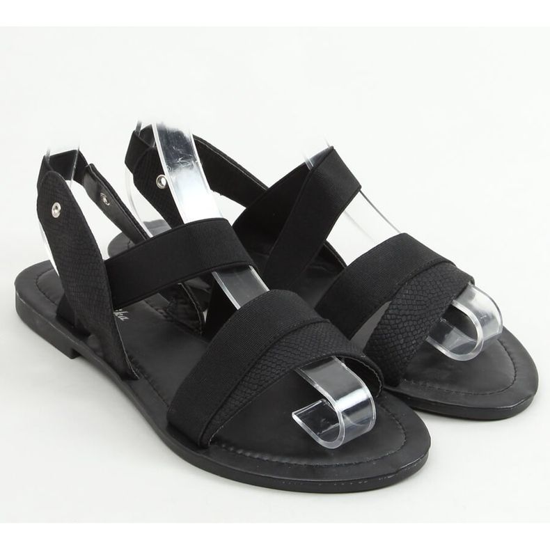 Černé dámské sandály S060115 Black černý 1