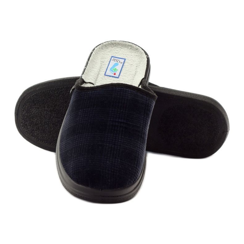 Befado pánská zdravotní obuv pantofle 125M010 pantofle námořnická modrá 4 Befado pánská zdravotní obuv pantofle 125M010 pantofle námořnická modrá 4