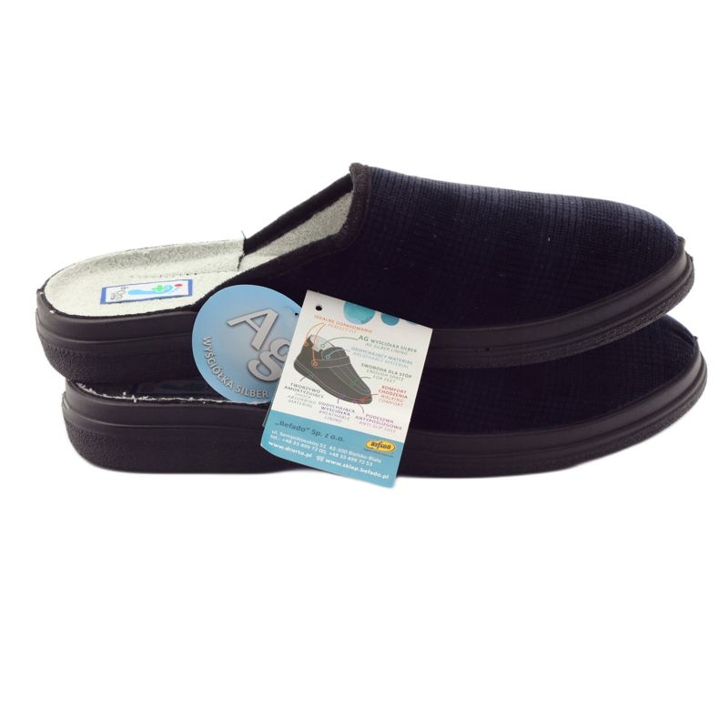 Befado pánská zdravotní obuv pantofle 125M010 pantofle námořnická modrá 5 Befado pánská zdravotní obuv pantofle 125M010 pantofle námořnická modrá 5