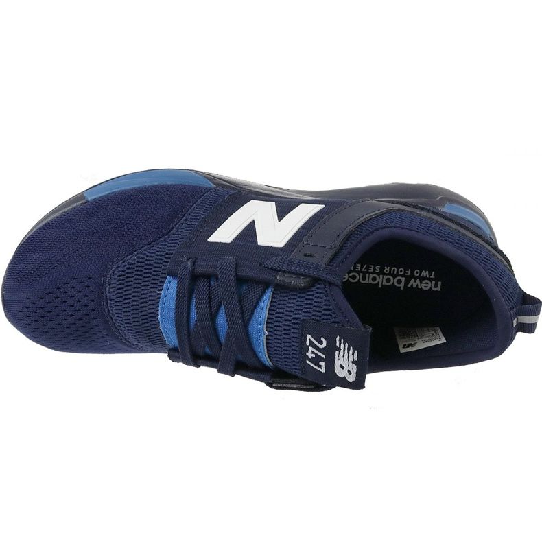 Boty New Balance Jr KL247C2G navy blue bílý námořnická modř 2
