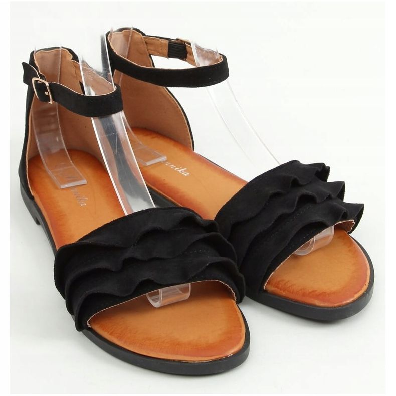 Černé dámské sandály S060195 Black černý 1