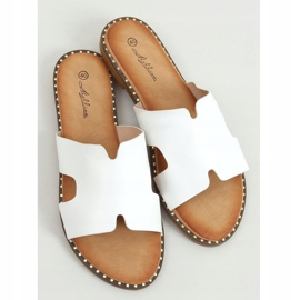 Bílé dámské pantofle SL1525 White bílý 1