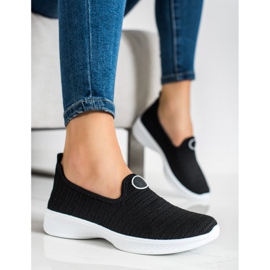 SHELOVET Nazouvací sportovní obuv černá 1