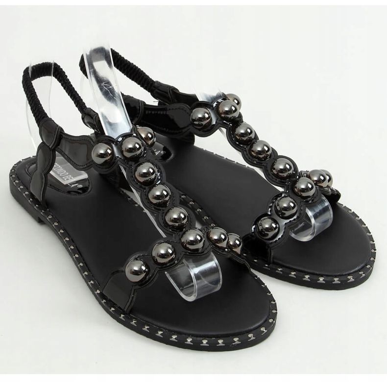 Černé dámské sandály M6P111-1 Black černý 1