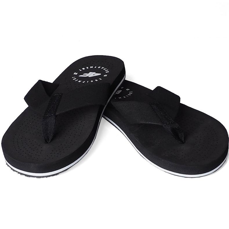 Pánské pantofle 4F hluboké černé H4L20 KLM004 20S černá 1