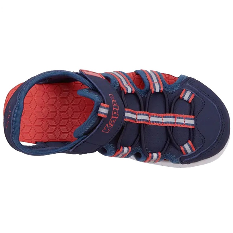 Dětské sandály Kappa Kyoko 260884K 6744 Navy-Orange modrý 1