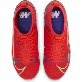 Kopačky Nike Mercurial Superfly 8 Academy Mg Jr CV1127 600 červený 3