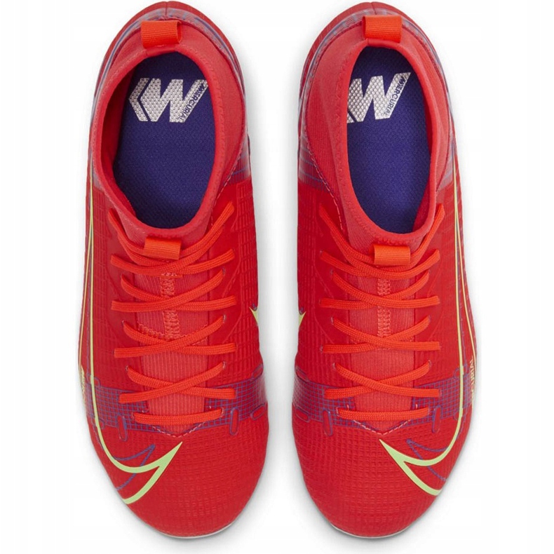 Kopačky Nike Mercurial Superfly 8 Academy Mg Jr CV1127 600 červený 3