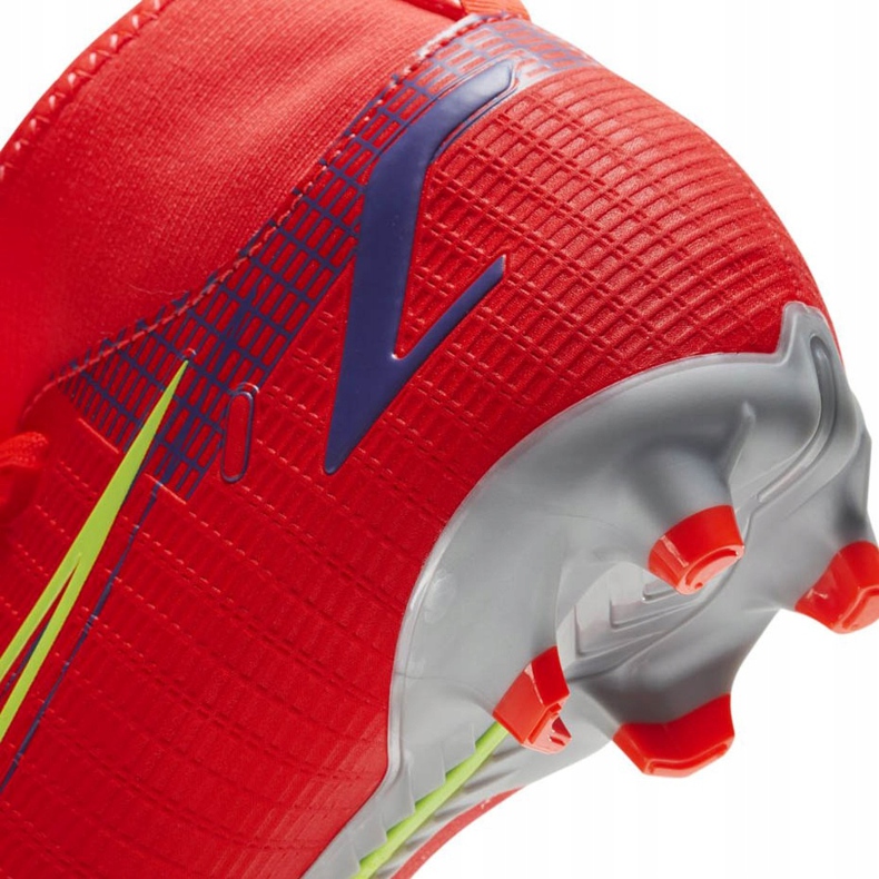 Kopačky Nike Mercurial Superfly 8 Academy Mg Jr CV1127 600 červený 6