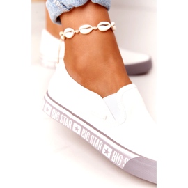 Dámské tenisky Nazouvací Big Star HH274007 bílá bílý 4