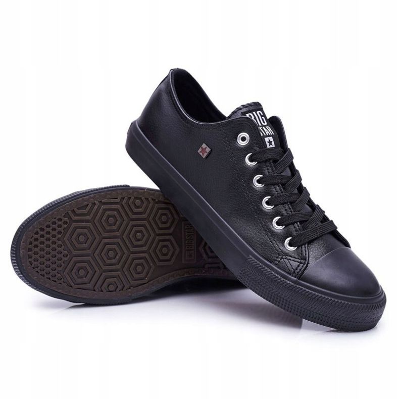 Pánské tenisky Low Big Star černé V174345 černý 2