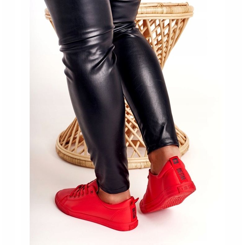 Dámské tenisky Big Star Red DD274686 červené 4