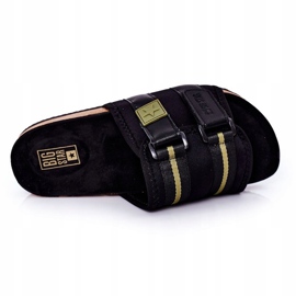 Pánské profilované pantofle Big Star HH174058 Black černý 1