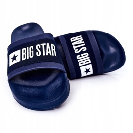 Pánské námořnické modré pantofle Big Star HH174833 námořnická modř 1