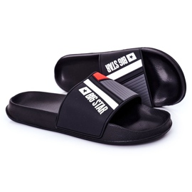 Pánské černé pantofle Big Star HH174836 černý 1