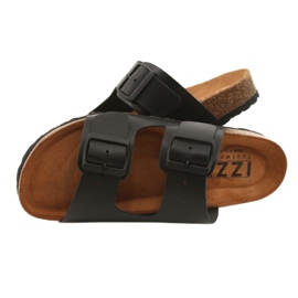 Biox Lékařské černé pantofle IZZI Alex černý 6