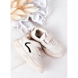 Apawwa Dětské sportovní boty Tenisky Béžový běžec 2