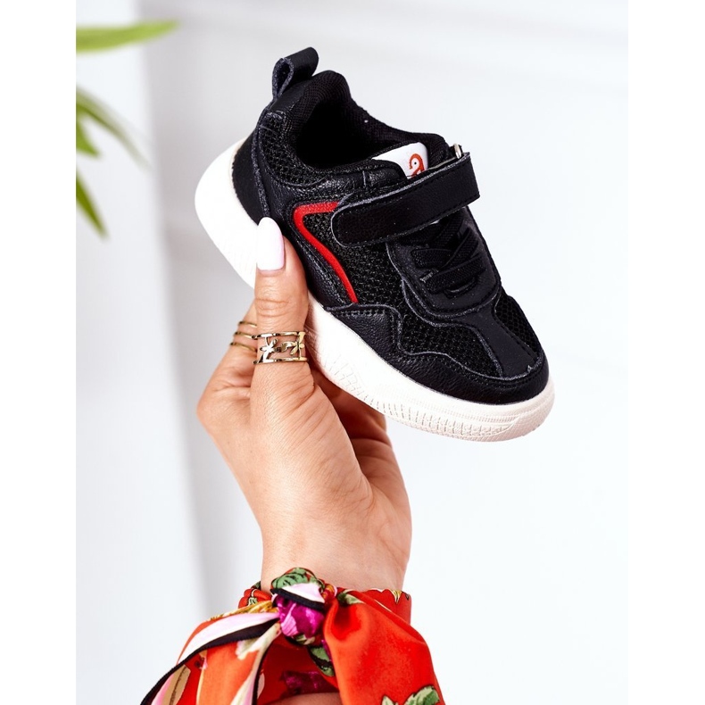 Apawwa Dětské sportovní boty Tenisky Black Fun černá 1
