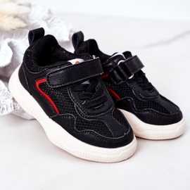Apawwa Dětské sportovní boty Tenisky Black Fun černý 2