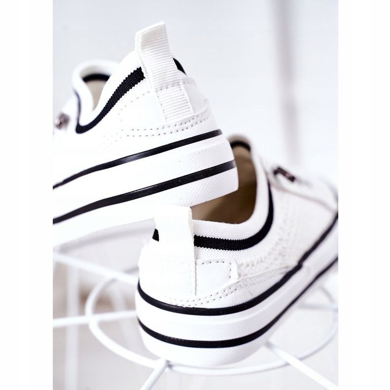 Apawwa Dětské bílé tenisky do dětského klubu bílý 2