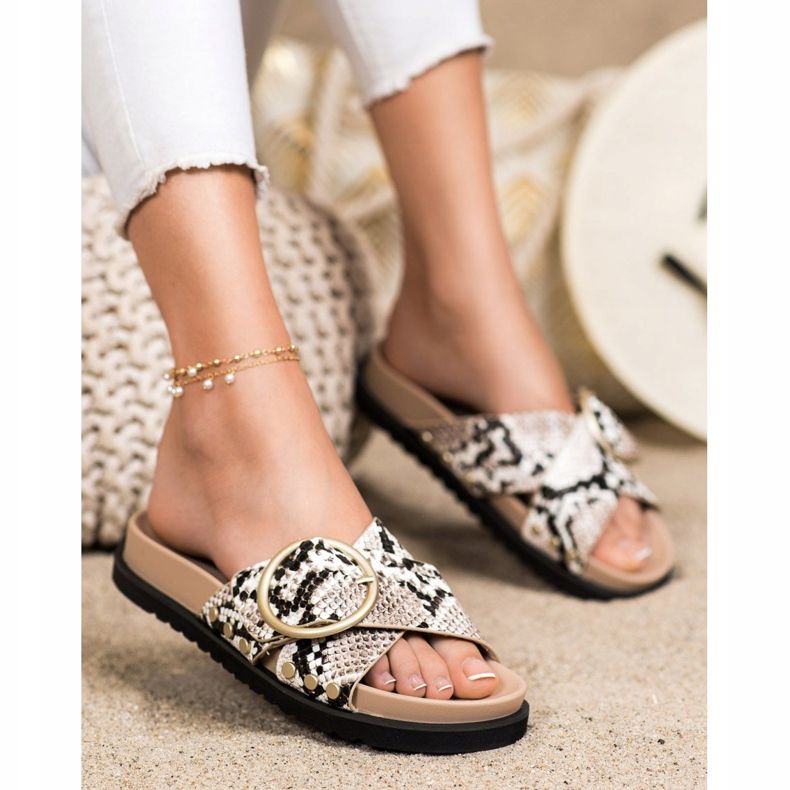 Renda Neformální pantofle vícebarevný 1 Renda Neformální pantofle vícebarevný 1