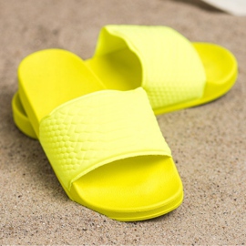 Kayla Klasické žluté pantofle žlutá 1