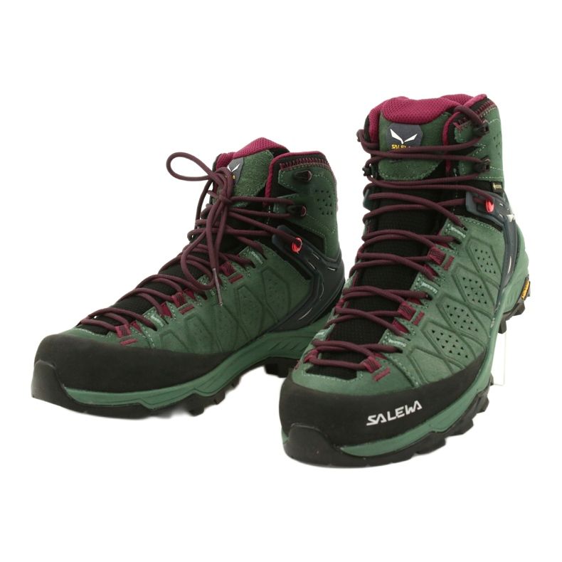 Trekové boty Salewa Ws Alp Trainer 2 Mid Gtx W 61383-5085 černý zelený 2