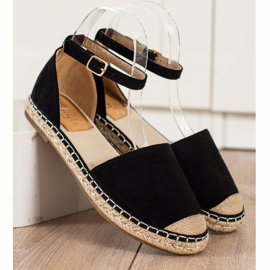 Kayla Černé espadrilky se sponou černá 2 Kayla Černé espadrilky se sponou černá 2