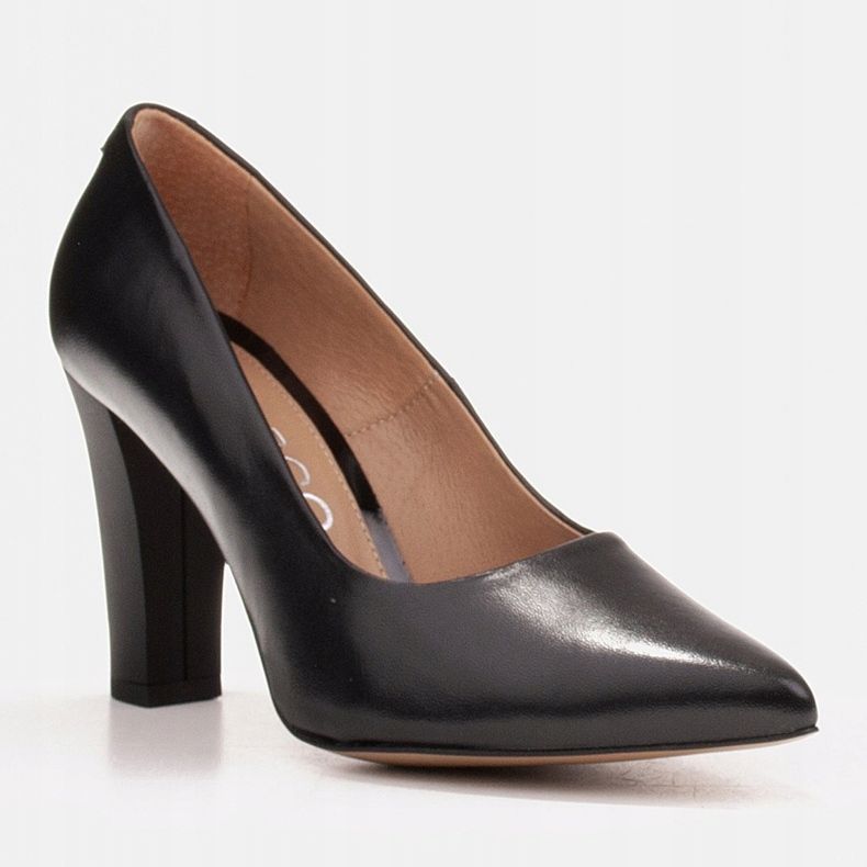 Marco Shoes Pohodlné lodičky s mírně zvýšenou tloušťkou černá 1