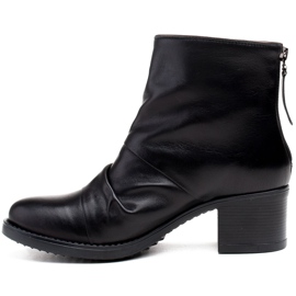 Marco Shoes Dámské kozačky 1258B Marco z vrásčité kůže černý 2