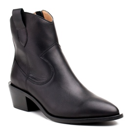 Marco Shoes Černé kovbojské boty 1403B Marco černý 1