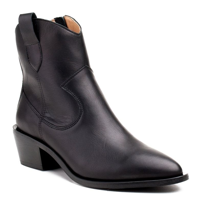 Marco Shoes Černé kovbojské boty 1403B Marco černý 1