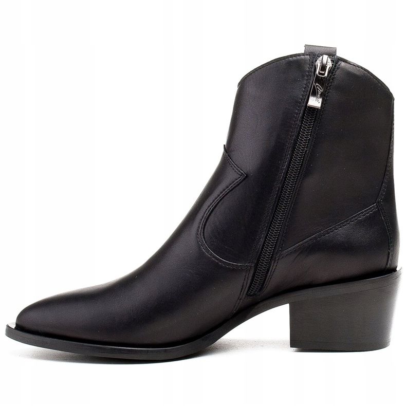 Marco Shoes Černé kovbojské boty 1403B Marco černý 2