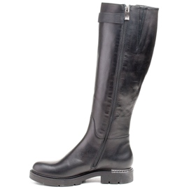 Marco Shoes Černé boty 1340K s kovovými detaily černá 2