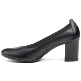 Marco Shoes Lodičky s pohodlnou stélkou a gumou ve svršku černý 2